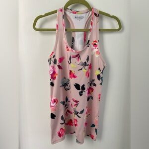 Athleta Shanti Printed Pink Floral Tank